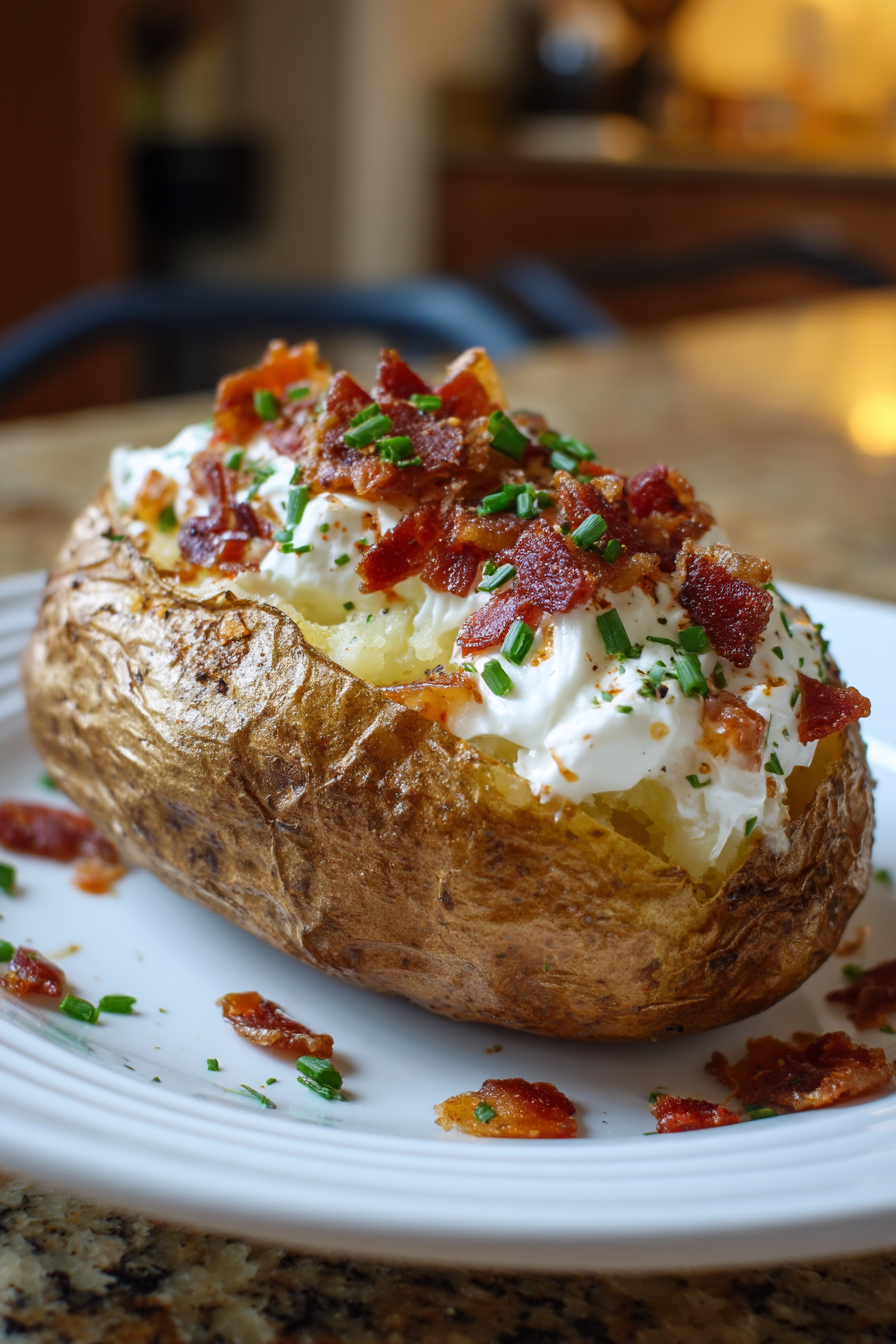 air fryer baked potato
