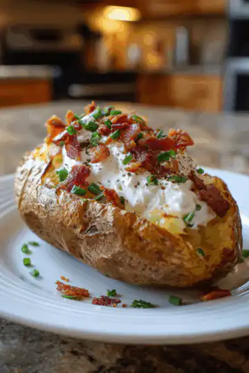 air fryer baked potato