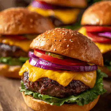 air fryer burgers