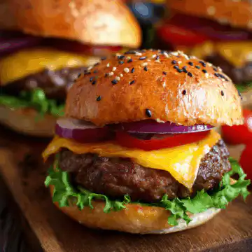 air fryer hamburgers