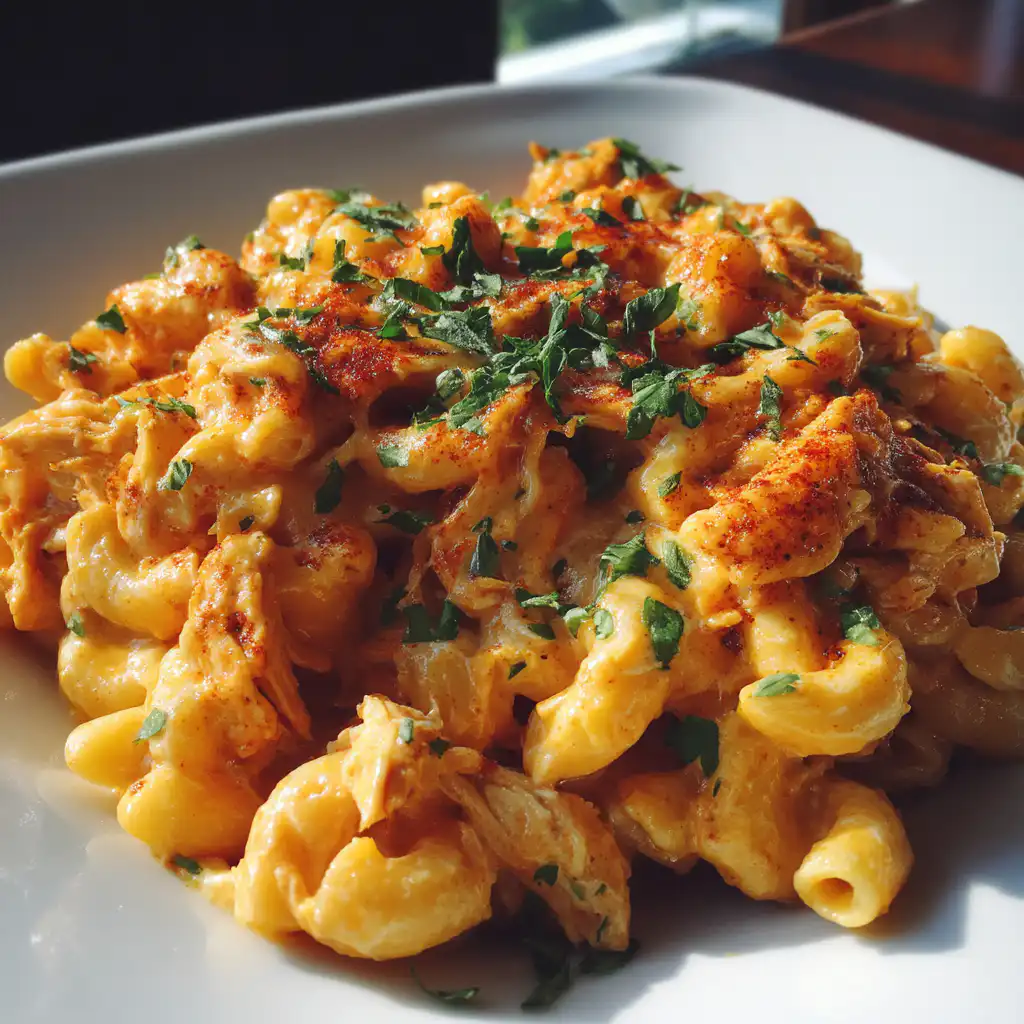 buffalo chicken mac and cheese