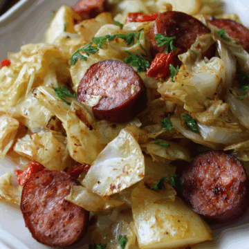 cabbage potatoes and sausage