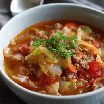 cabbage roll soup recipe