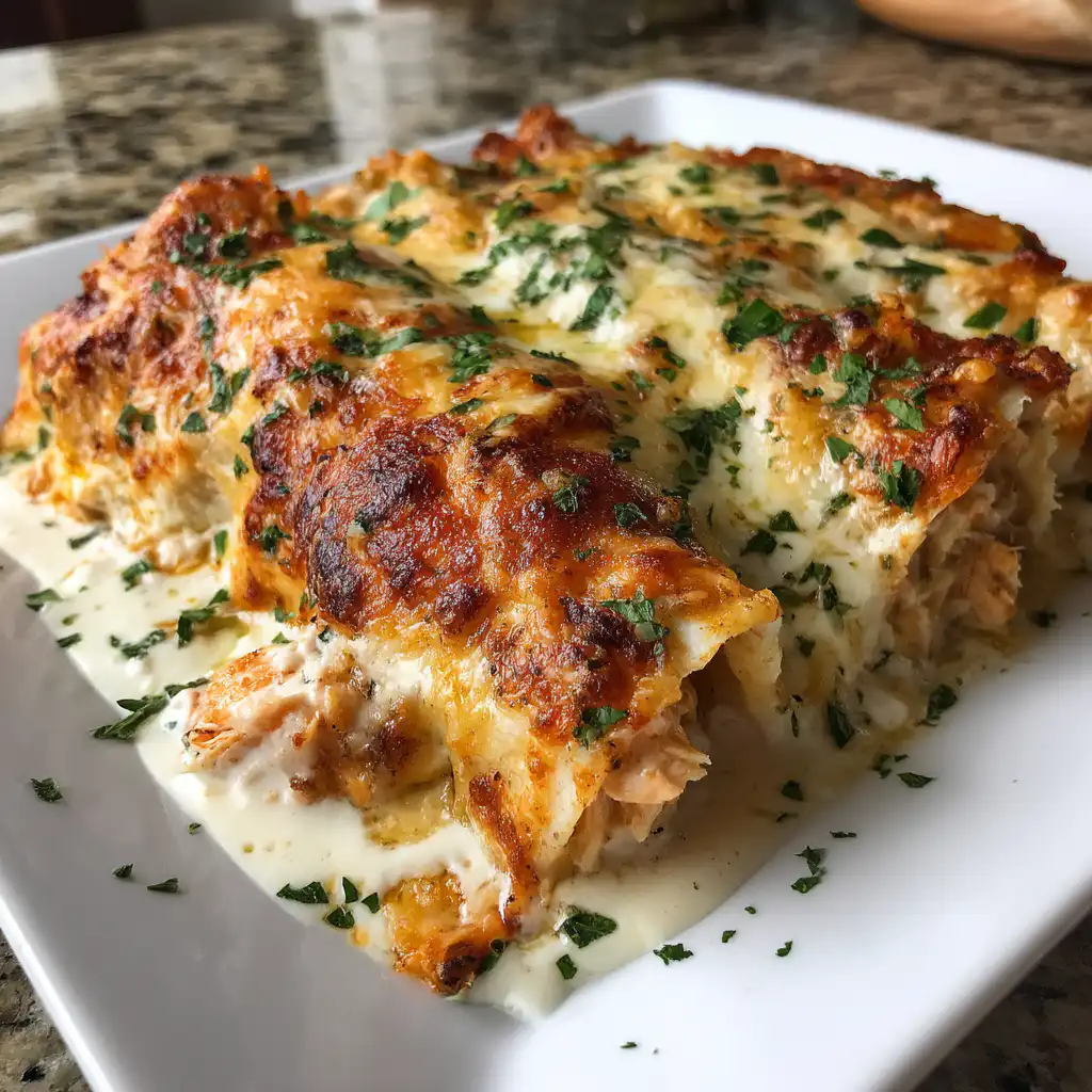 chicken enchiladas recipe with white sauce