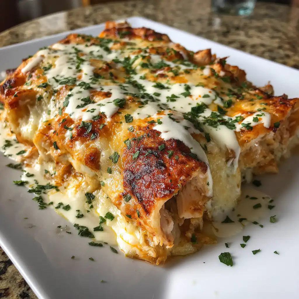 chicken enchiladas recipe with white sauce