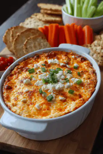 cottage cheese buffalo chicken dip