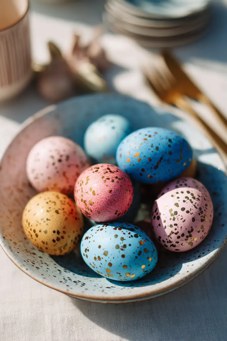 easter aesthetic eggs