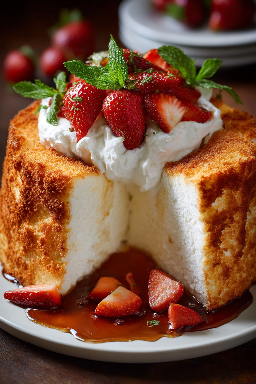 easter angel food cake