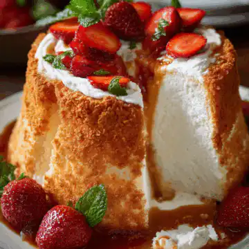 easter angel food cake