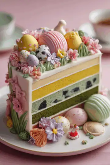 easter bento cake