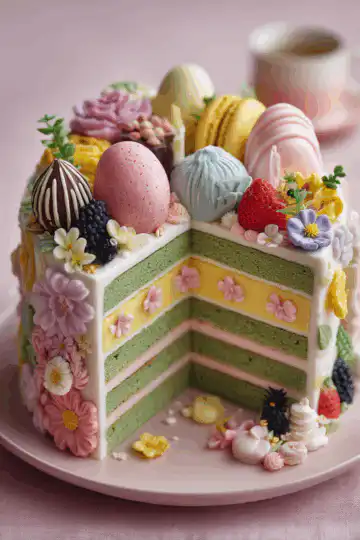 easter bento cake