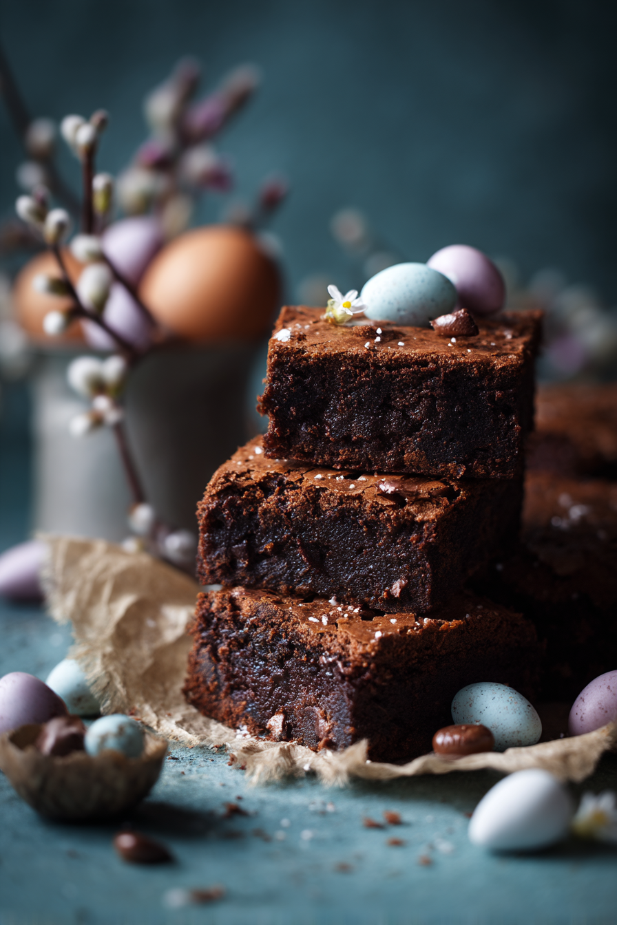 easter brownies