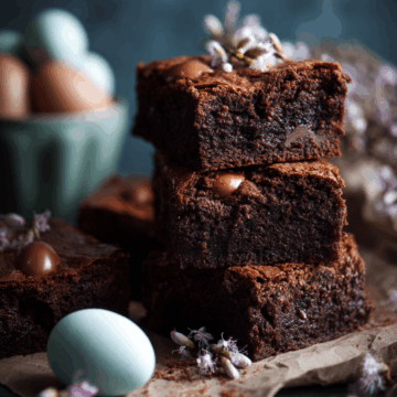 easter brownies