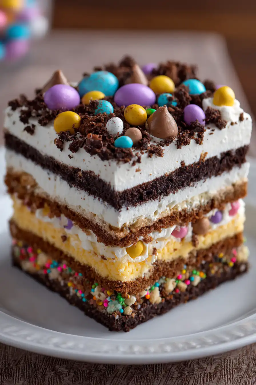 easter dirt cake