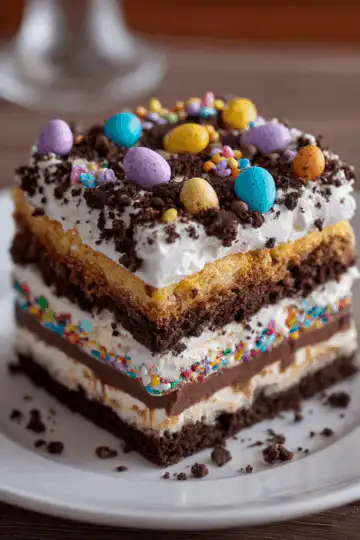 easter dirt cake