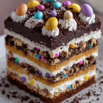 easter dirt cake
