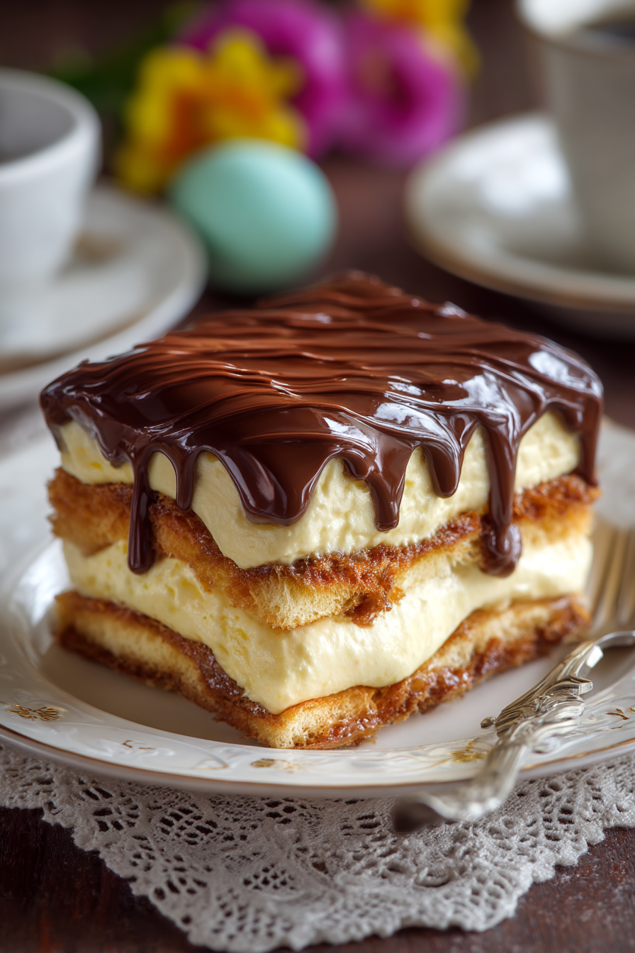 easter eclair cake