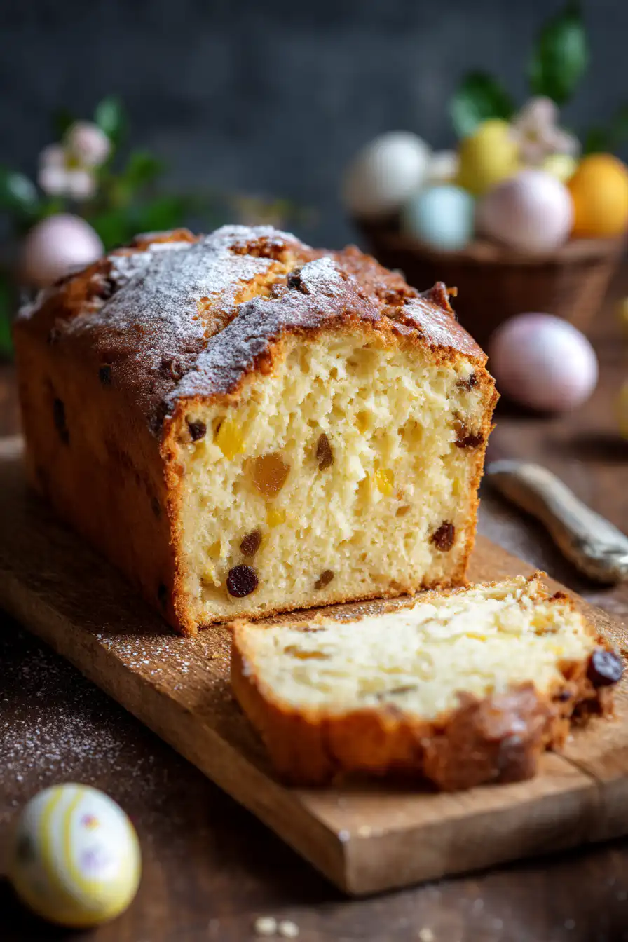 easter loaf cake