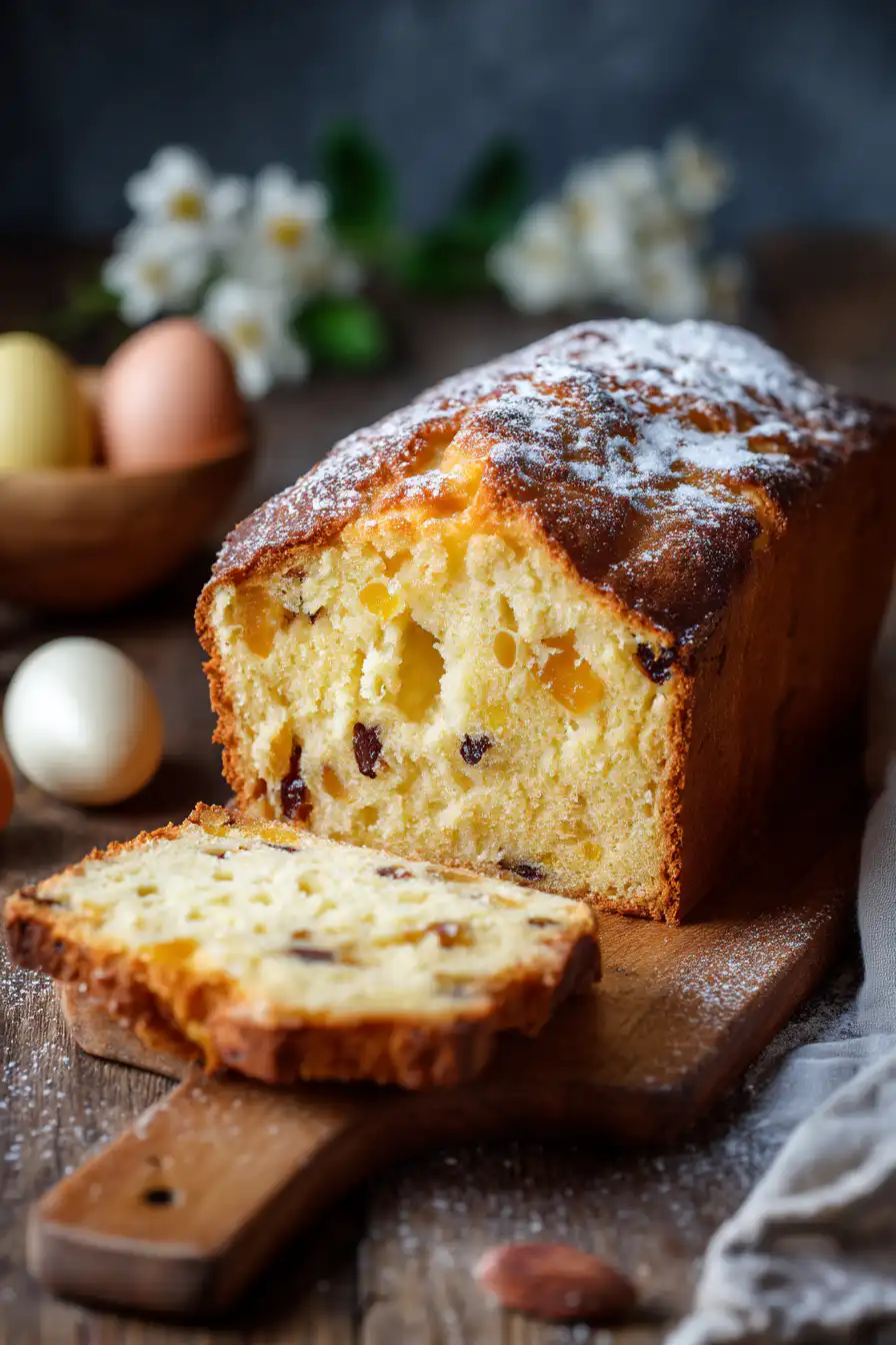 easter loaf cake