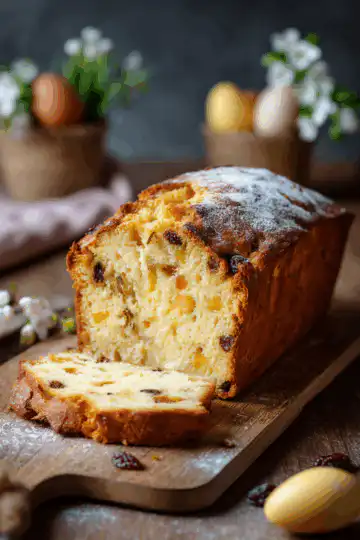 easter loaf cake
