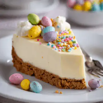 easter no bake cheesecake