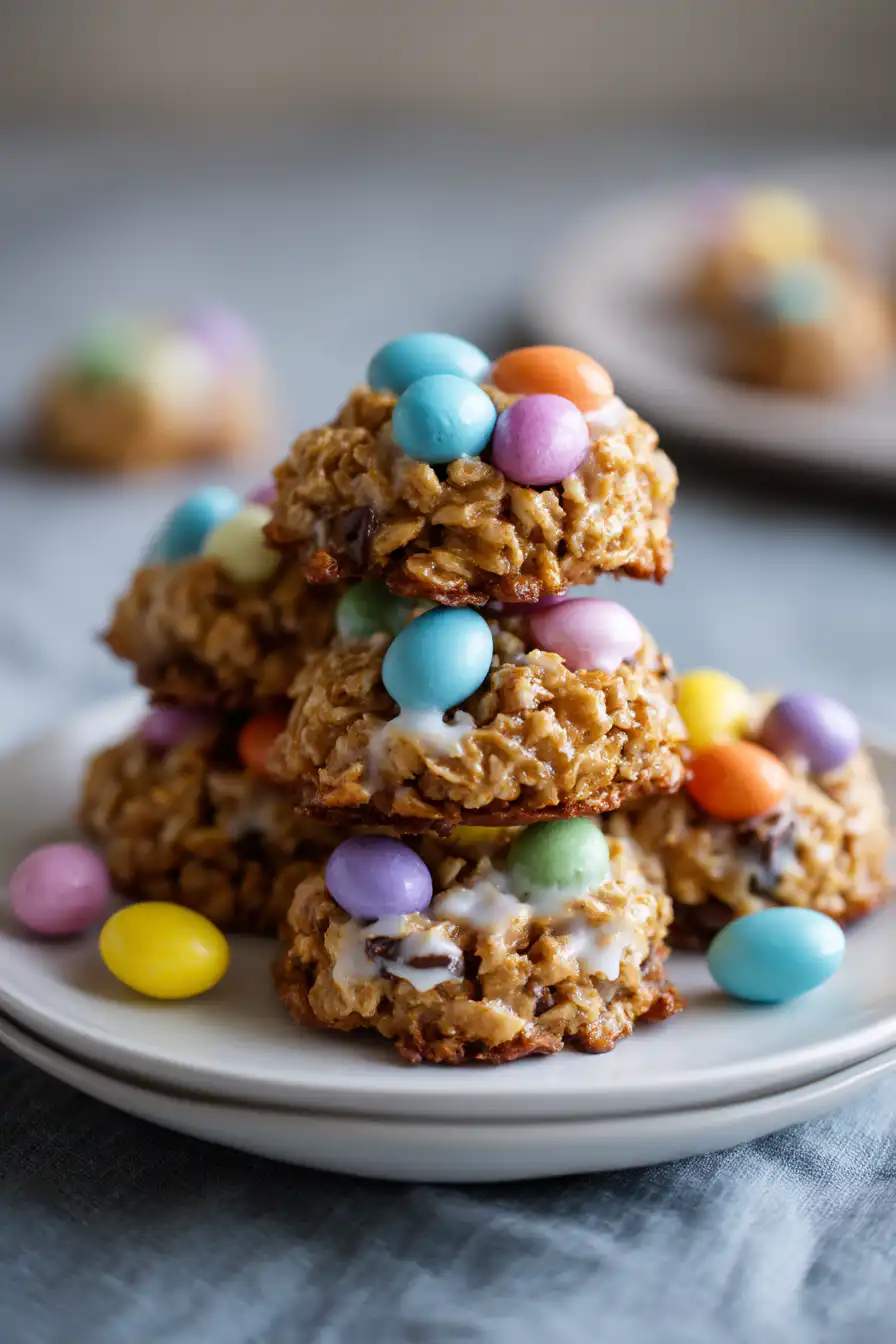 easter no bake cookies