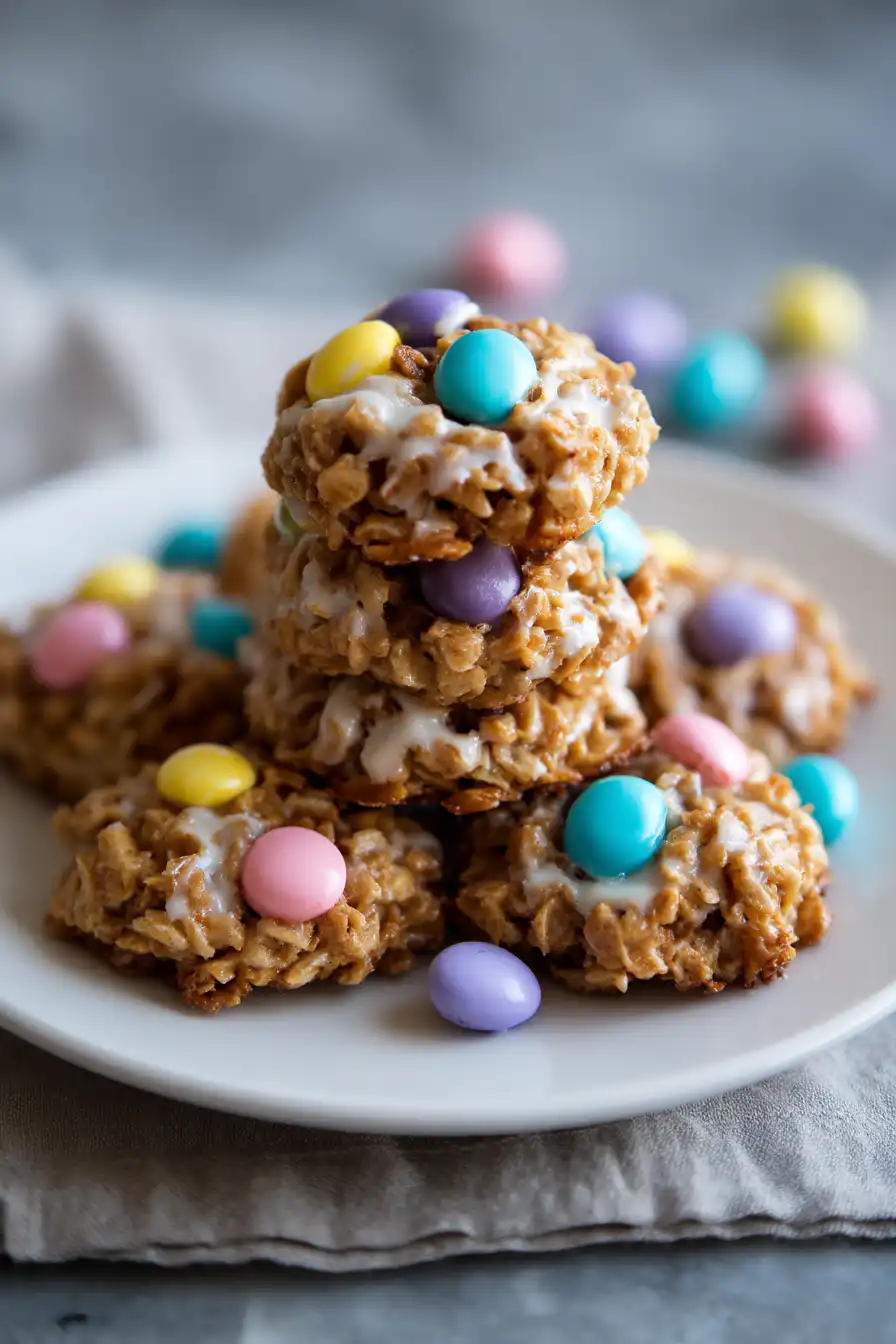 easter no bake cookies