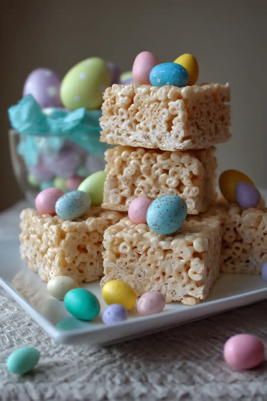 easter rice crispy treats