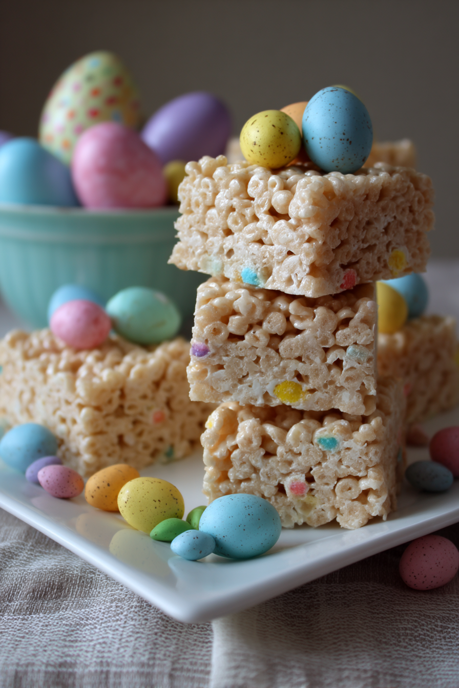 easter rice crispy treats
