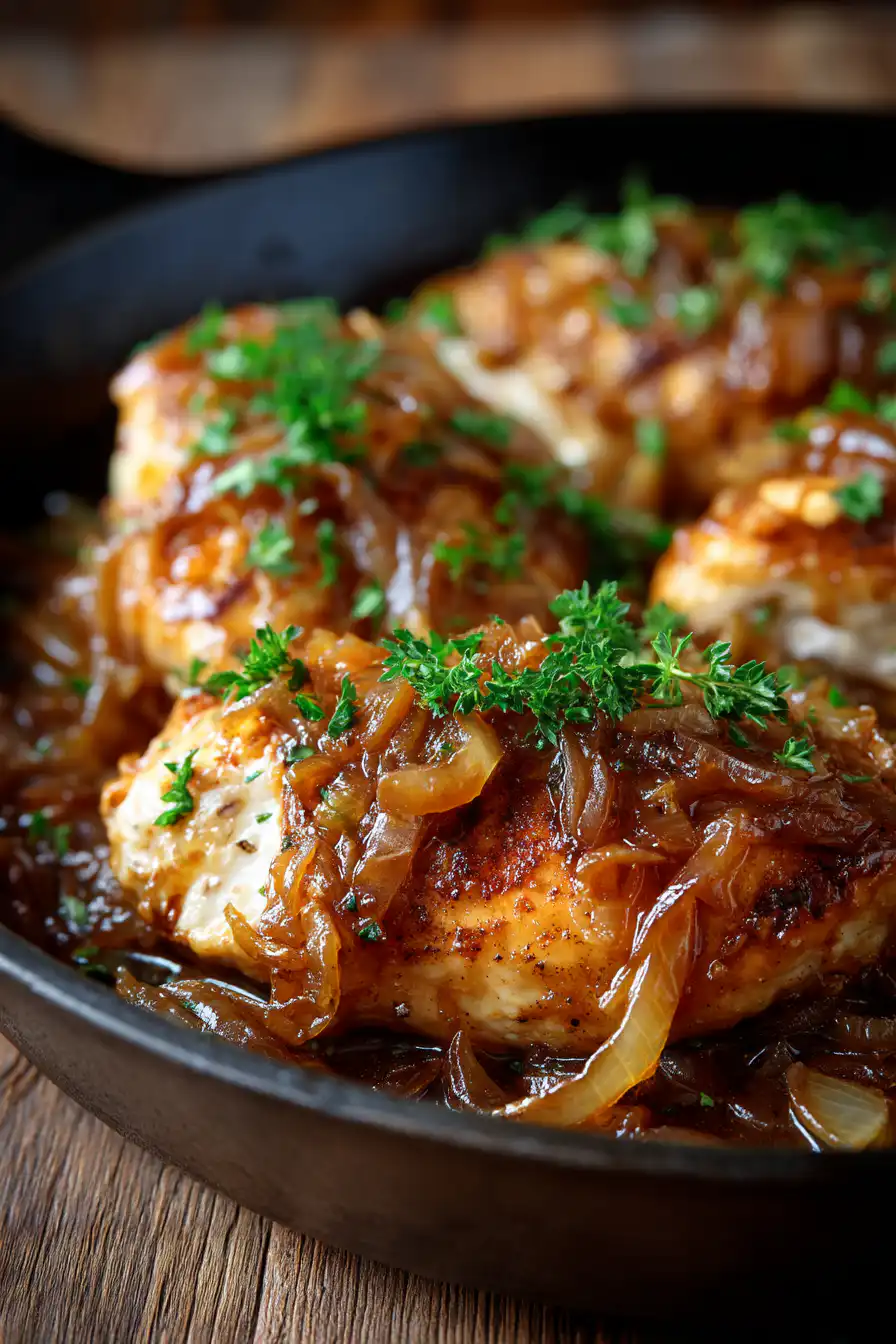 french onion chicken