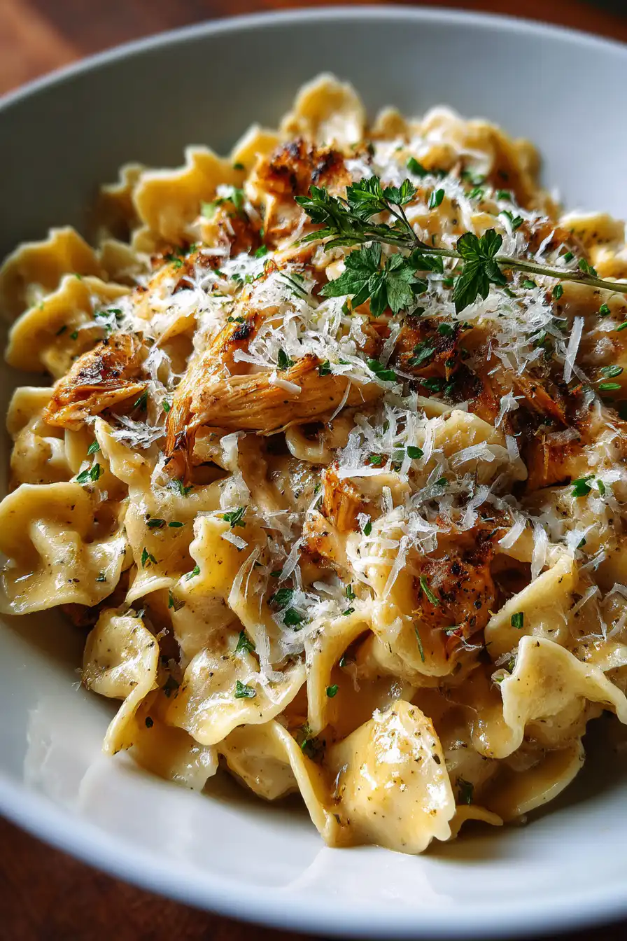 french onion pasta