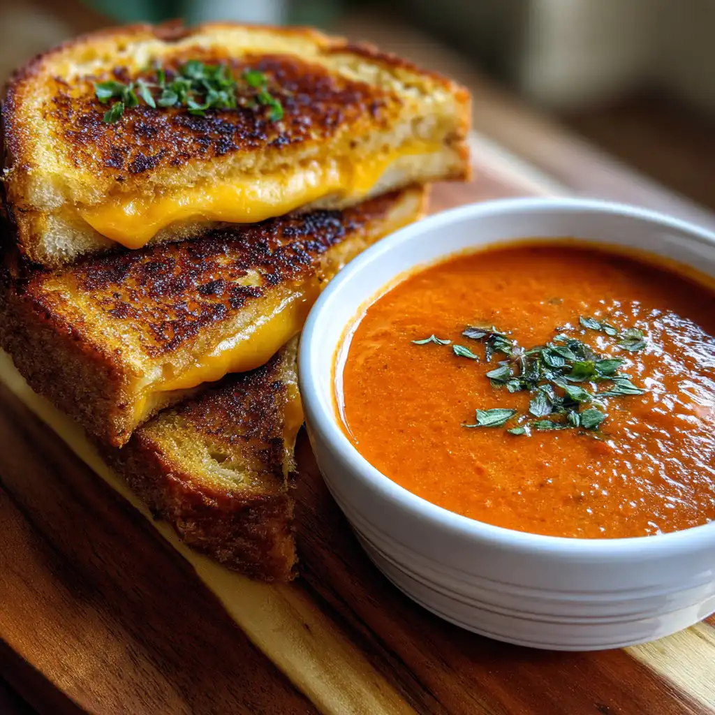 grilled cheese and tomato soup