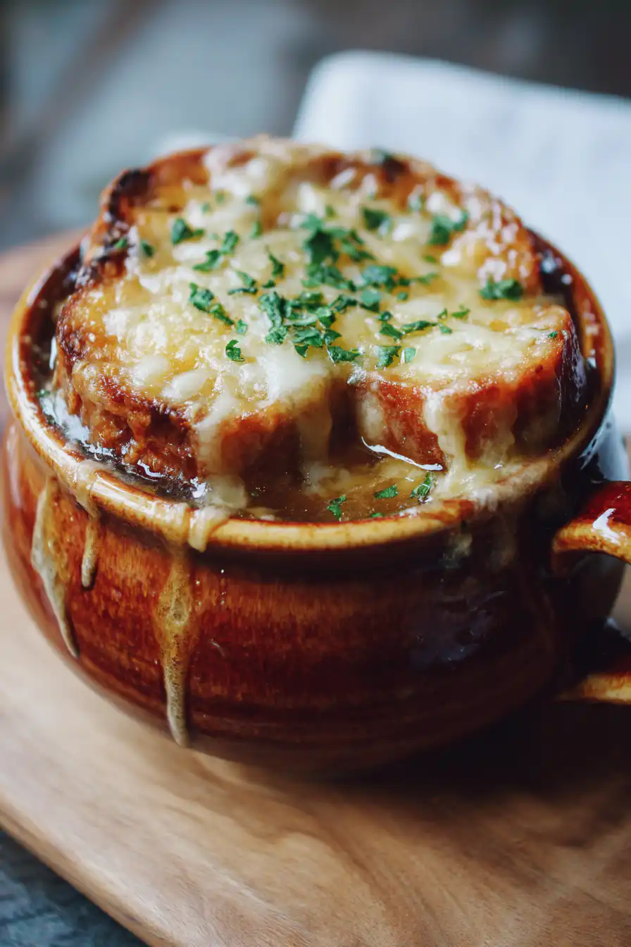 slow cooker french onion soup
