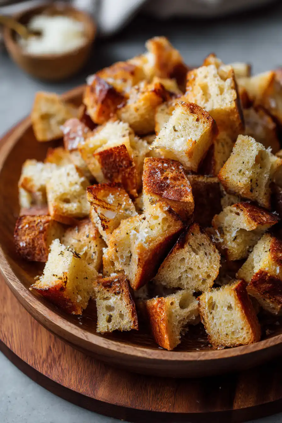sourdough croutons