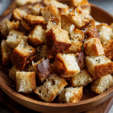 sourdough croutons