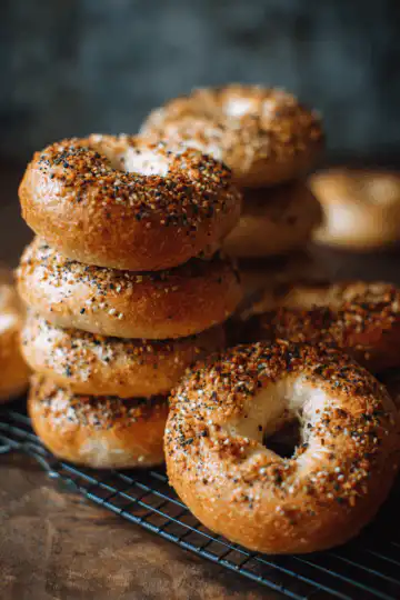 sourdough discard bagels