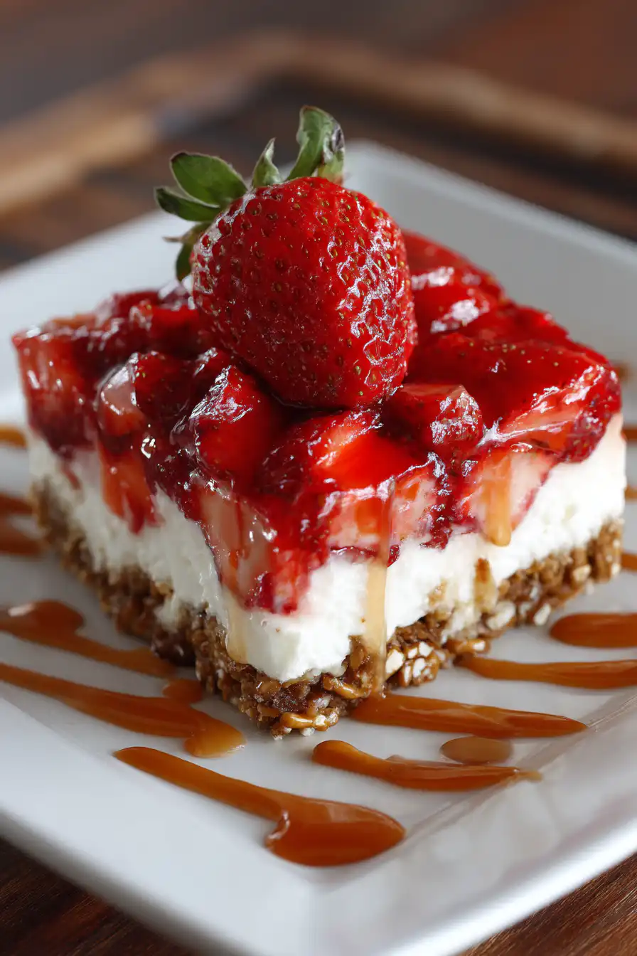 strawberry pretzel salad