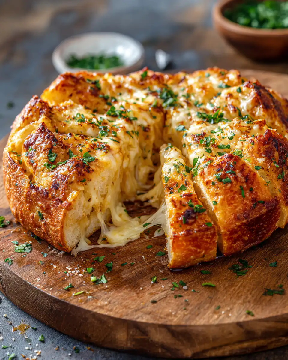Air Fryer Cheesy Tortilla Garlic Bread