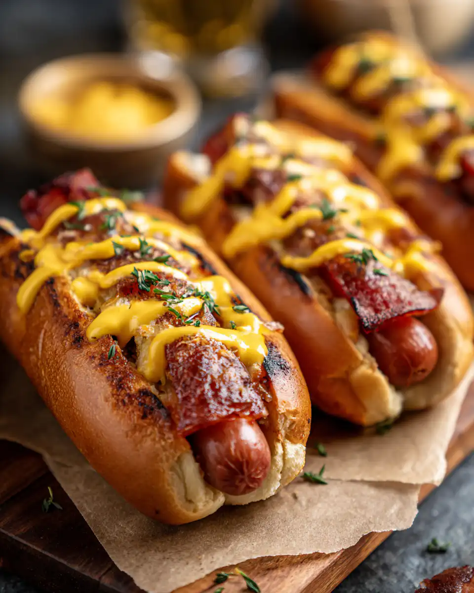 Air Fryer Grilled Cheese Hot Dogs