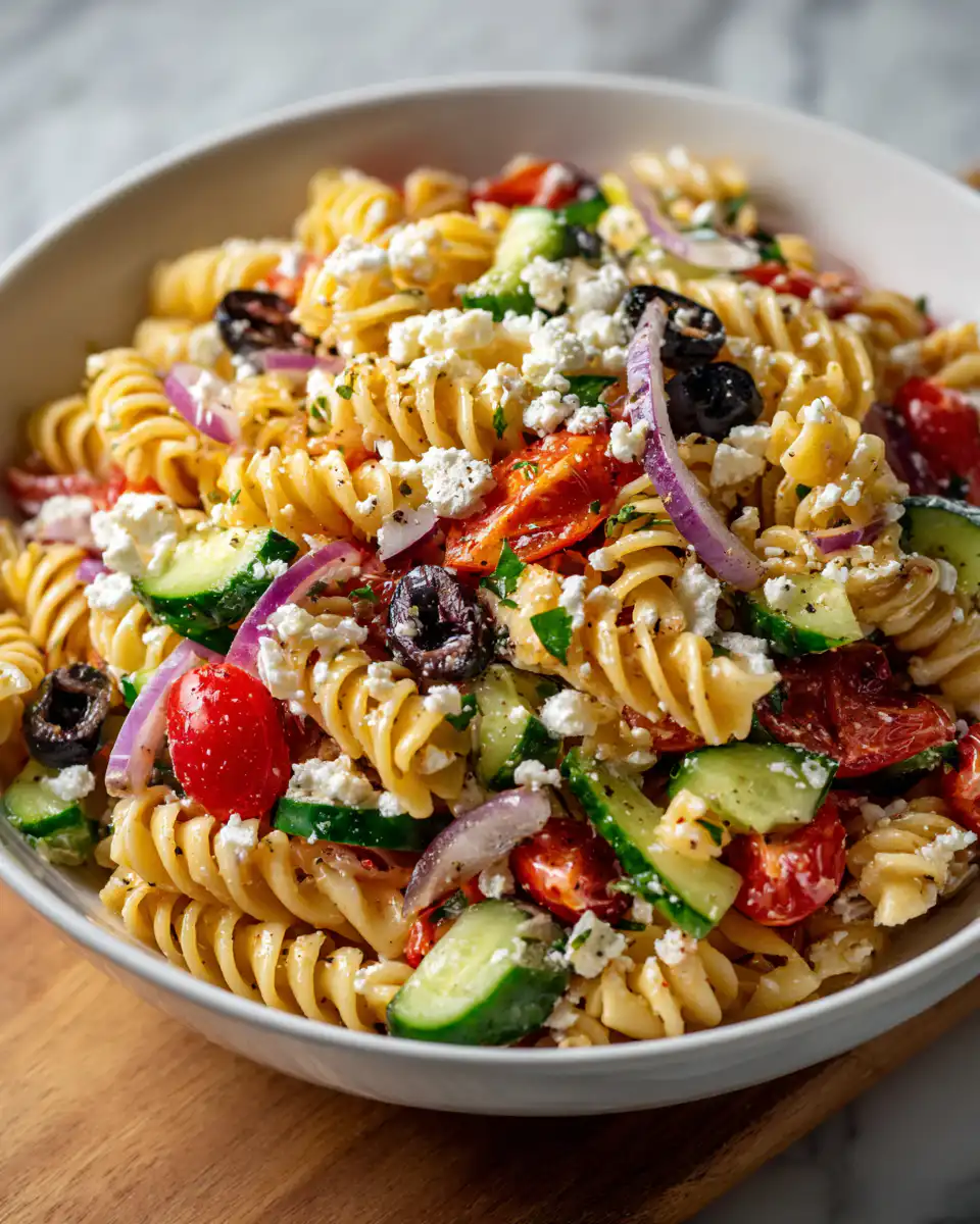 Ashley Mac's Greek Pasta Salad