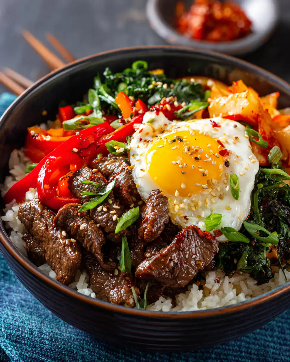Beef and Pepper Rice Bowl