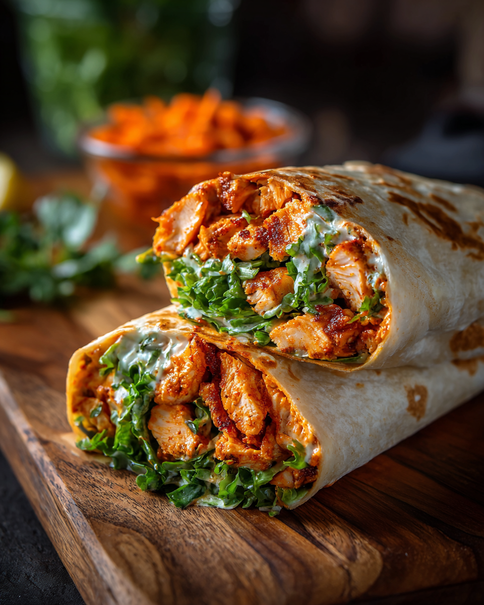 Buffalo Chicken Wraps