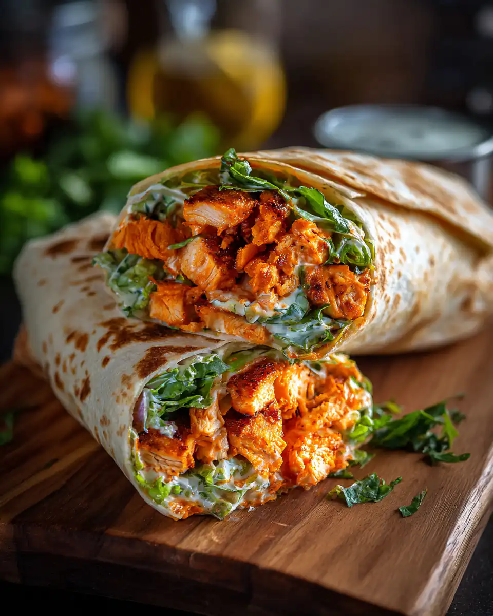 Buffalo Chicken Wraps