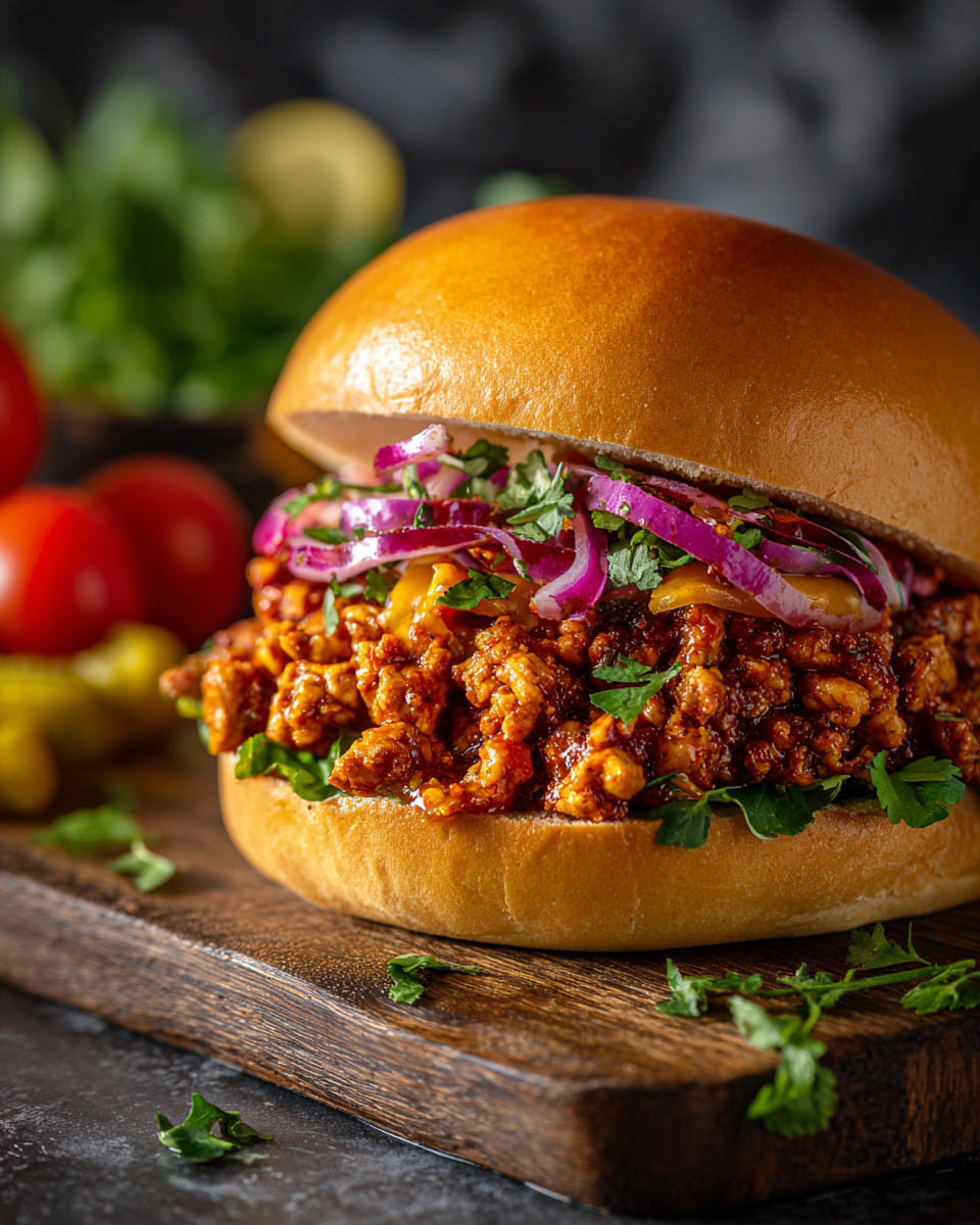 Cajun Chicken Sloppy Joes