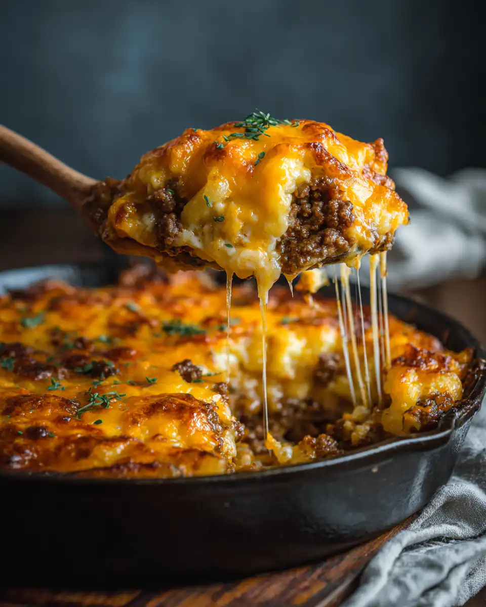 Cheesy Hamburger Casserole