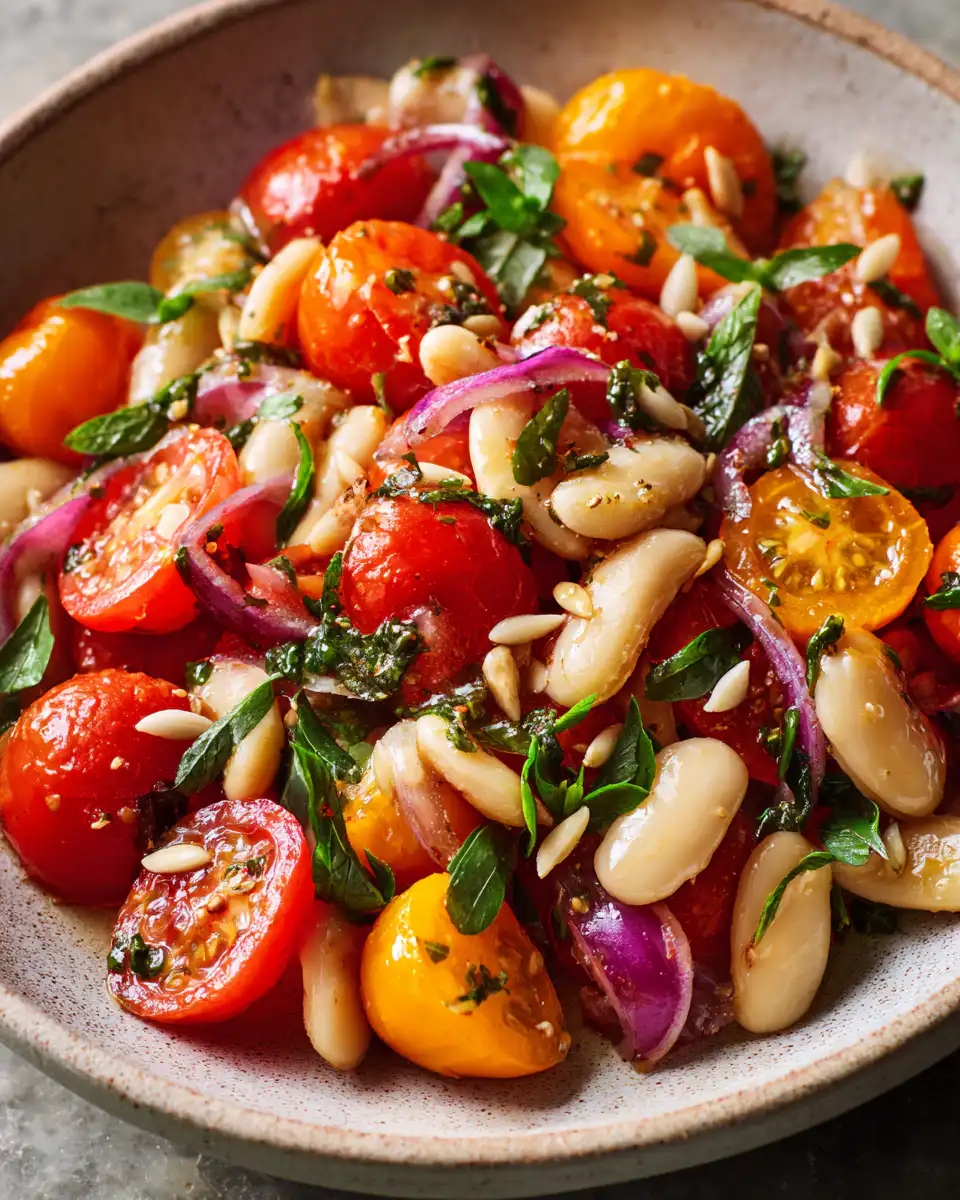 Cherry Tomato and White Bean Salad