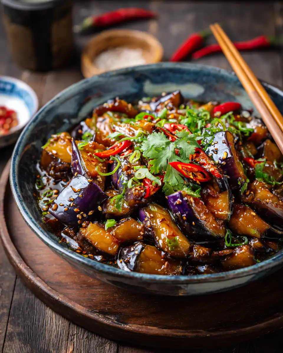 Chinese Eggplant in Garlic Sauce
