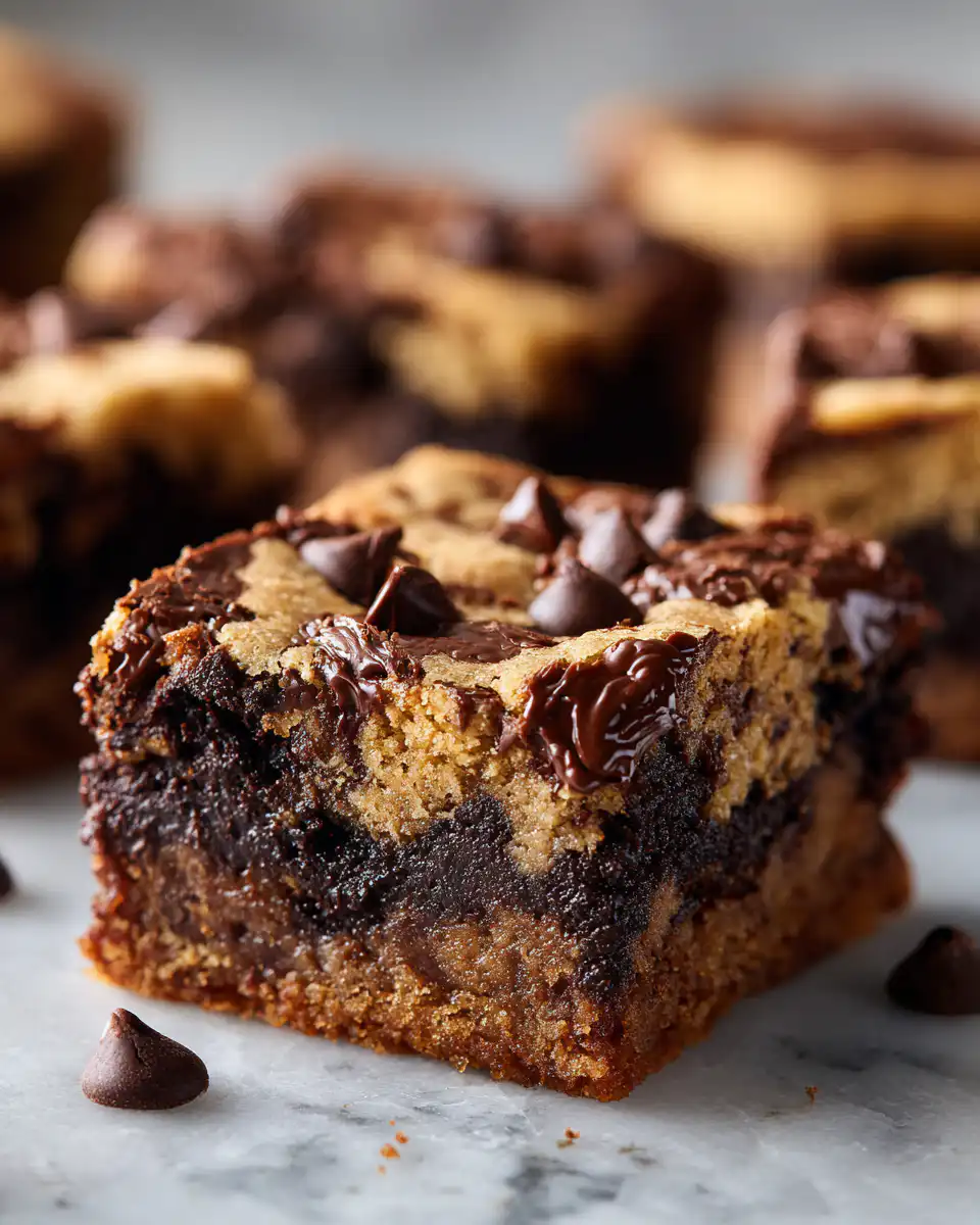 Chocolate Chip Cookie Dough Brownies