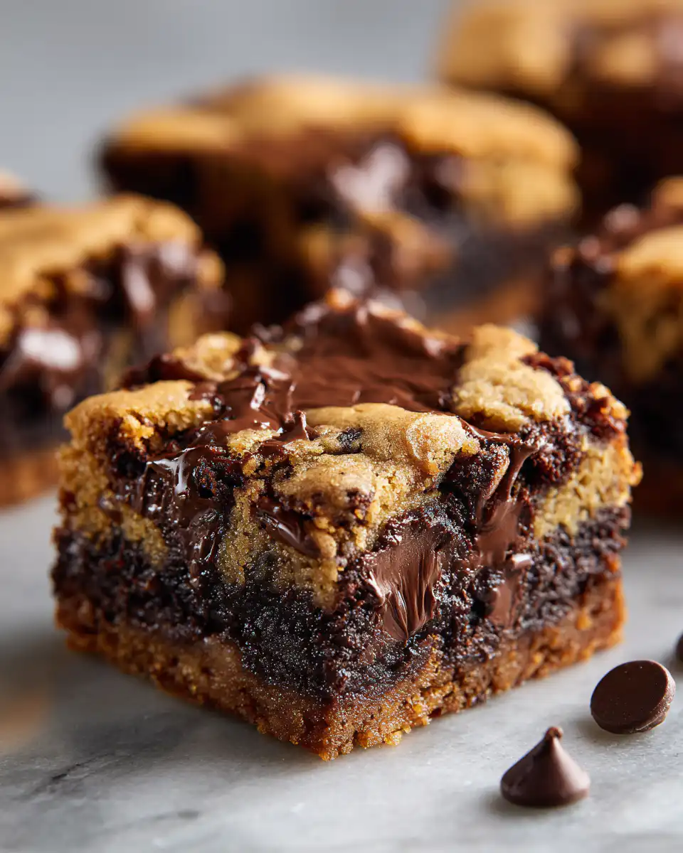 Chocolate Chip Cookie Dough Brownies