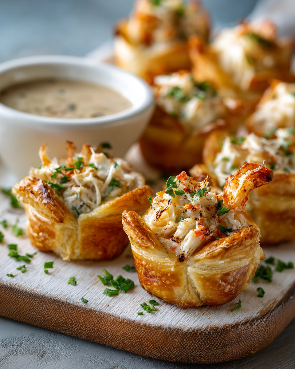 Crab Crescent Bites